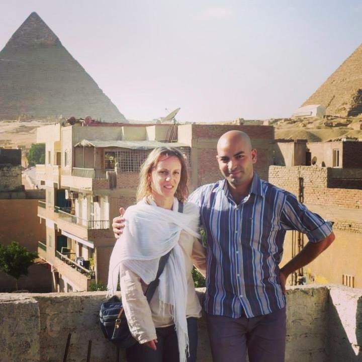 Abo Stait - Pyramid View Homestay Kafrat al Jabal Bagian luar foto