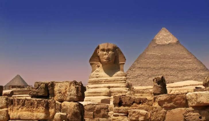 Abo Stait - Pyramid View Homestay Kafrat al Jabal Bagian luar foto